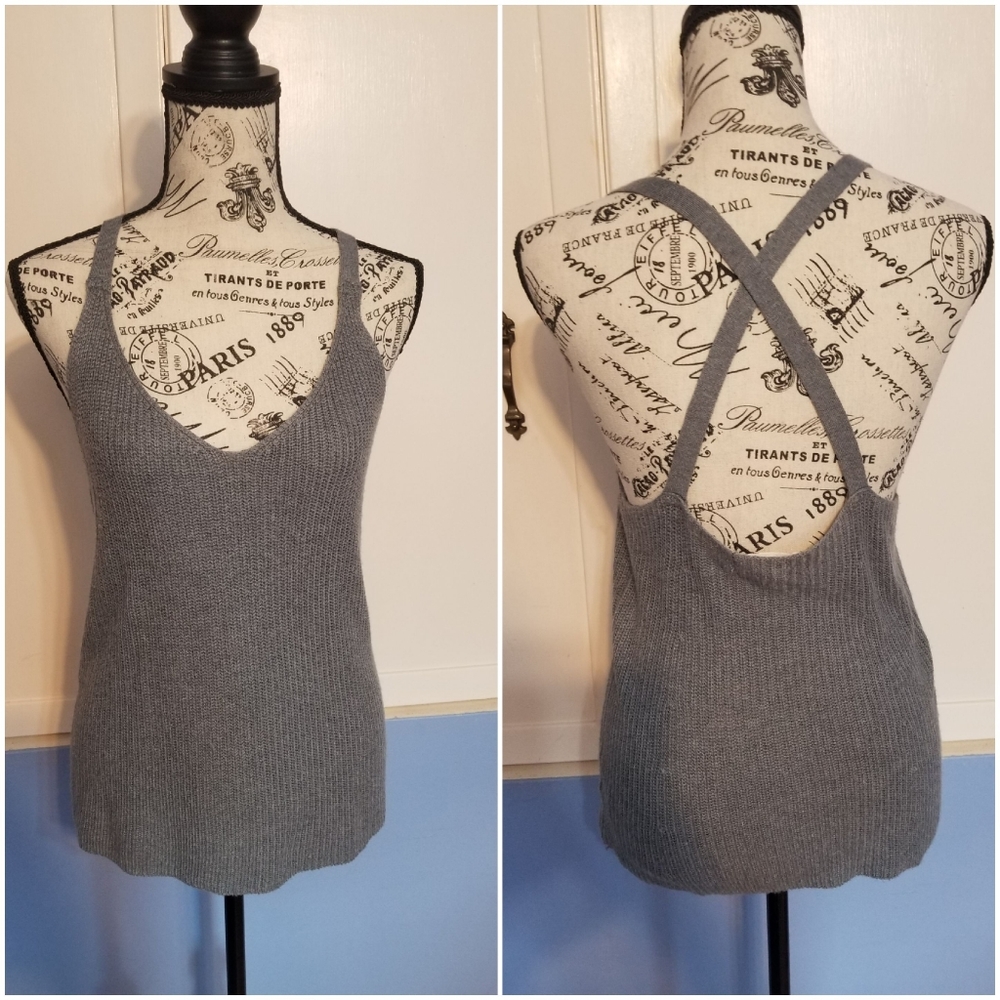 Sweater tank top